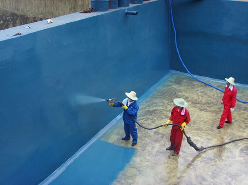 污水池防水防滲漏聚脲噴涂施工(圖2) 污水池防水防滲漏聚脲噴涂施工